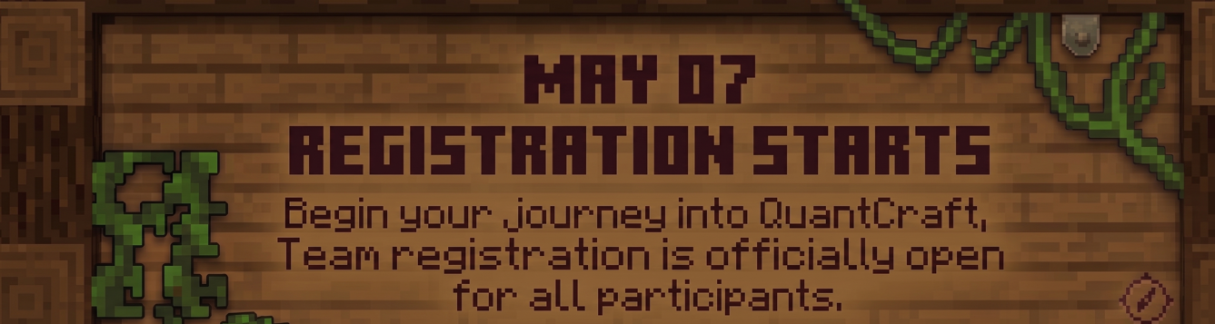 MAY 07: Registration Starts